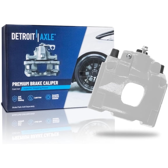 Detroit Axle - Front Right Brake Caliper for 1998-2003 Mercedes-Benz ML320, 2003-2005 ML350, 1999 ML430 Disc Brake Caliper Replacement Brake Caliper Assembly