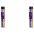 thumbnail image 1 of Bewildely 2 uds cepillo de dientes para parejas hogar Hotel viaje Camping viaje amantes cepillo de dientes suave herramienta de limpieza bucal, azul amarillo 2Conjunto, 1 of 6