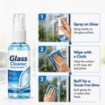 thumbnail image 7 of Travel Size Glass Cleaning Spray, Streak-Free Window and Mirror Cleaner, Portable Shower and Auto Glass Spray with Microfiber Cloth, 1 oz, 7 of 7
