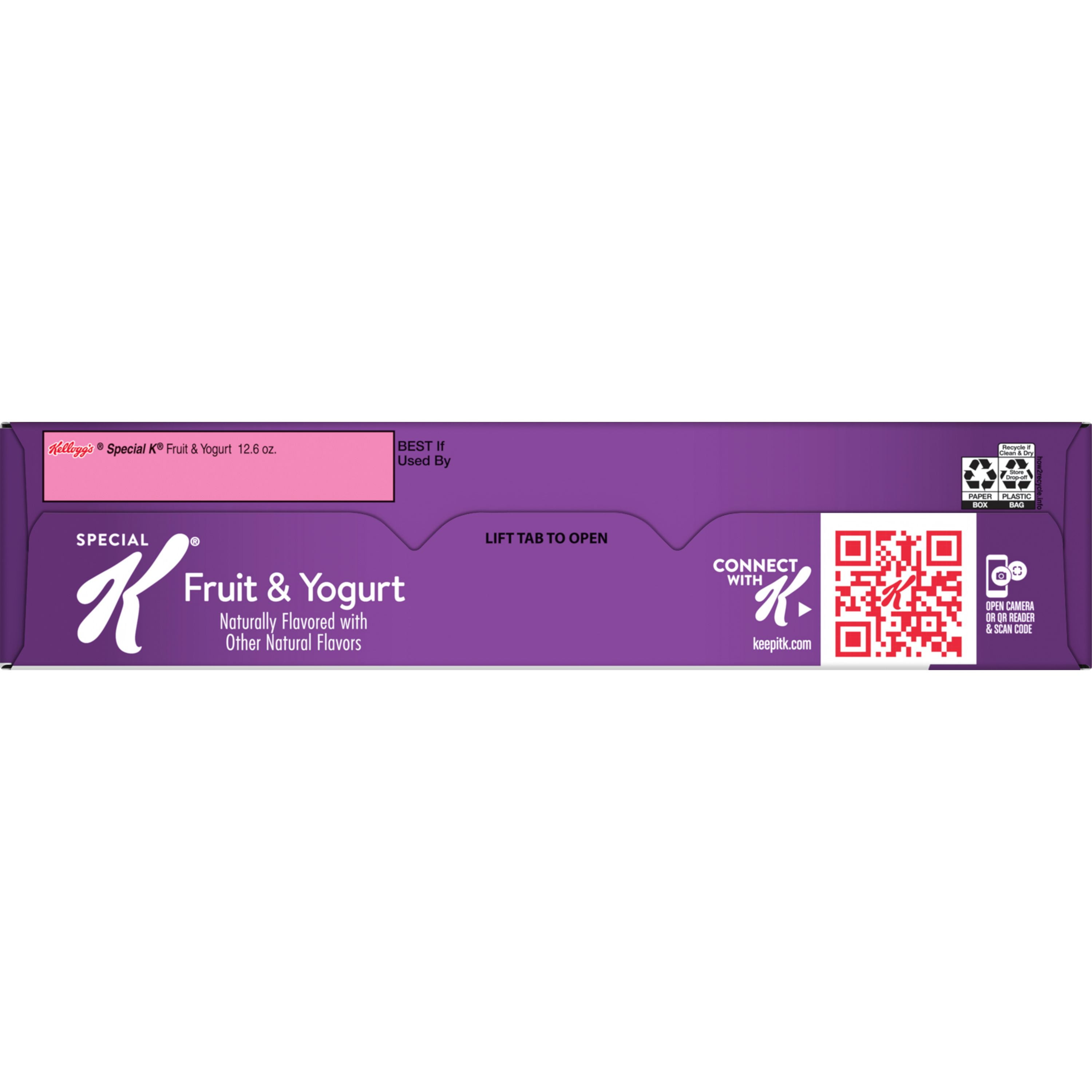Kellogg's Special K Fruit & Yogurt Breakfast Cereal, 12.6 oz (Pack 4)