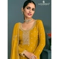 thumbnail image 3 of Indian Pakistani Style Stitched Salwar Kameez Suits Designer Trouser Pant Outfits ( Yellow, XS - 36 ), 3 of 5