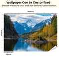 thumbnail image 3 of Peel and Stick Wallpaper Beautiful Nature Norway Natural Landscape Mountains Water Snow Trees Modern Art Wall Mural Decor Self Adhesive and Removable 100in x 144in, 3 of 8