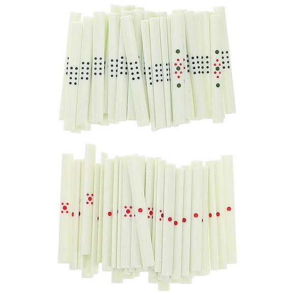 88PCS Portable Mahjong Scoring Tool Kit for Chinese Mahjong Games Betting Scoring Sticks Accessories for Family Game