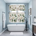 thumbnail image 4 of Spring Magnolia Kitchen Curtains Valances and Tiers Set of 3 Vintage White Floral Tier Curtains and Valance with Rod Pocket for Small Windows, 27.5"x24", 4 of 9