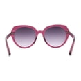 thumbnail image 4 of Womens Simple 90s Classy Large Round Plastic Rim Fashion Sunglasses All Purple, 4 of 4