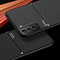 thumbnail image 5 of KAIYANG Funda para teléfono móvil antipolvo y a prueba de golpes TPU + PU para Samsung Galaxy S22 Ultra 5G Estilo A Negro, 5 of 5