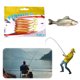 thumbnail image 4 of Señuelos Pesca Blandos Swimbait 5 Uds. 7cm Ojos 3D para Lubina Accesorios, 4 of 9