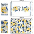 thumbnail image 2 of Chinoiserie Lemon Kitchen Dish Towels Set of 2, Squeeze The Day Lemonade Drying Hand Towel Baking Cooking Cloth, Summer Blue and White Porcelain Farmhouse Home Decoration 18 x 26 Inches, 2 of 6