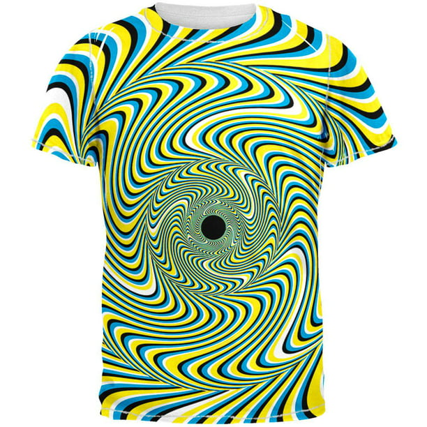 Old Glory - Optical illusion All Over Adult T-Shirt - Medium - Walmart ...