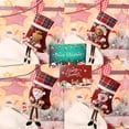 thumbnail image 6 of BOPORO 4 Pcs Christmas Stockings, Personalized Christmas 3D Plush Stockings, Santa Snowman Reindeer Bear Xmas Character Stocking for Christmas Family Holiday Party Decorations, 6 of 6