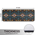 thumbnail image 5 of Kitchen Rugs Sets Of 2,Boho Multicolor Geometric Ethnic Pattern Anti Fatigue Kitchen Mat Rugs Non Slip Washable,Decorative Kitchen Floor Mats for Kitchen,Sink,Laundry,17"x47"+17"x47", 5 of 5