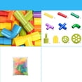 thumbnail image 6 of RUIG Building Blocks Toy, 30 Pieces Creative Pipe Tube Sensory Toys, Construction Set, Tank, Scootie, Educational Learning Toys Girls for Kids Aged 3+, 6 of 7
