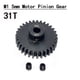 thumbnail image 2 of M1 5mm Rc Motor Gears Acero al carbono 23t-34t Piñón de metal para 1/8 Rc Buggy Truck JShteea El nuevo, 2 of 8