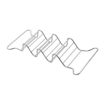 

IMSHIE Stylish Taco Shell Holders Stainless Steel Taste Taco Holder Stand Taco Stand Rack Tray Healthy Material Taco Rack Safe Tortilla Serving Tray great gift