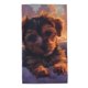 thumbnail image 1 of Fotbe Puppy Lying On A Cloud Toalla Premium con Patrón, Toalla de Microfibra de Secado Rápido, Ligera y Altamente Absorbente (27.5x16in), Ideal para Uso Diario, 1 of 6