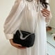 thumbnail image 5 of 7508 Bolso Bandolera Con Cadena Bolso Hombro Nicho Bolso Noche Diamantes Brillantes Popular (negro), 5 of 9