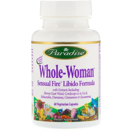 Paradise Herbs  Whole-Woman  Sensual Fire Libido Formula  60 Vegetarian (Best Herbs For Male Libido)