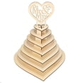 thumbnail image 4 of decoration frame Wedding Display -shaped Chocolate Wooden ArtsCrafts & Sewing, 4 of 7