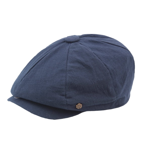 AJGRHE Classic Beret Newsboy Cap Adjustable Unisex Solid Color Hat for Daily Wear Navy One Size