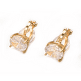 thumbnail image 4 of Yoursfs Round Rhinestone Clip On Earring For Women Hypoallergenic 18K Gold Plated Trendy Non Pierced Earrings, 4 of 7