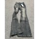 thumbnail image 1 of Pantalones acampanados de mezclilla lavados de gran tamaño para mujer Primavera Verano cintura alta pantalones vaqueros ajustados negros grises pantalones largos Vintage de estilo americano, 1 of 5