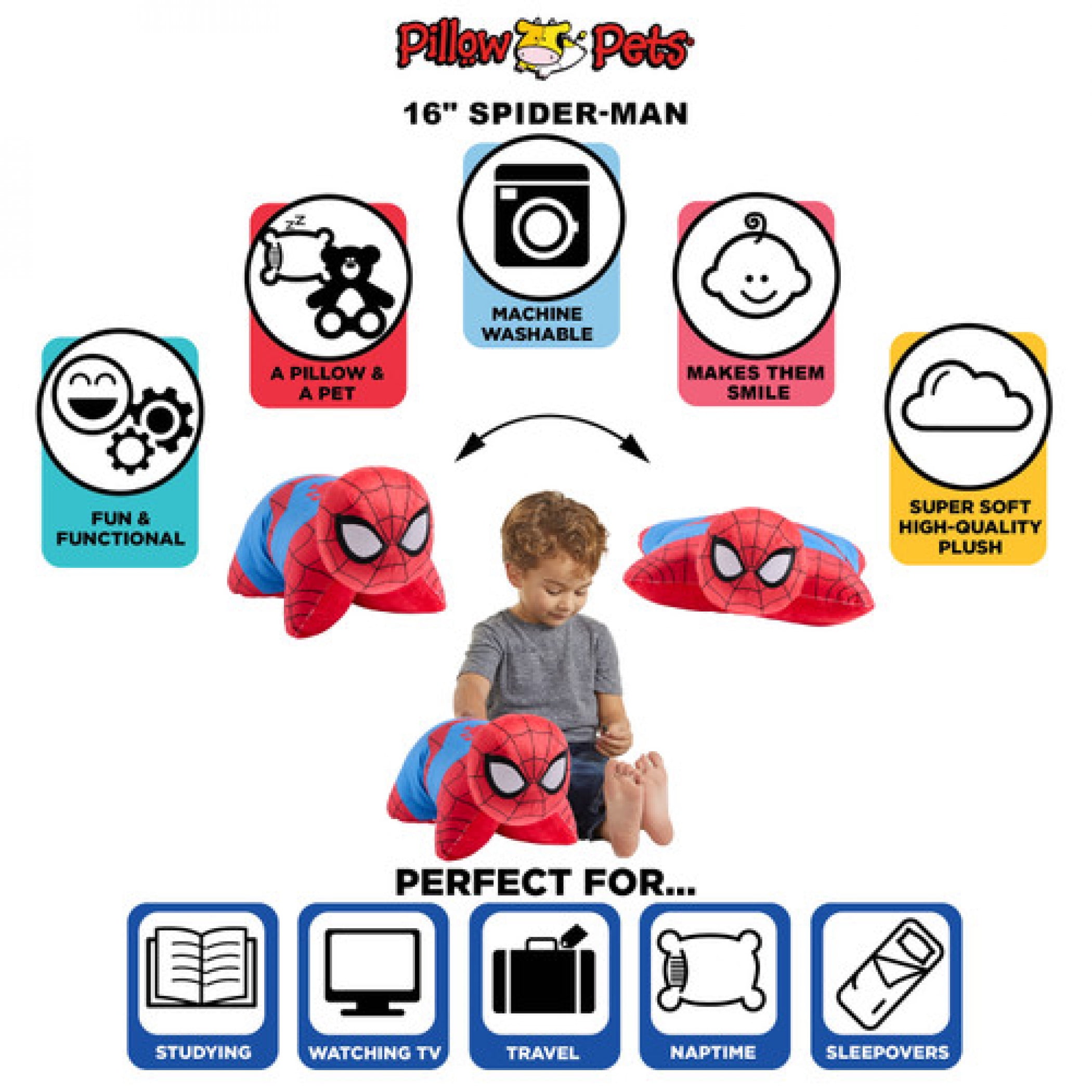 Pillow Pets Spider-Man Plush Toy 16 inch