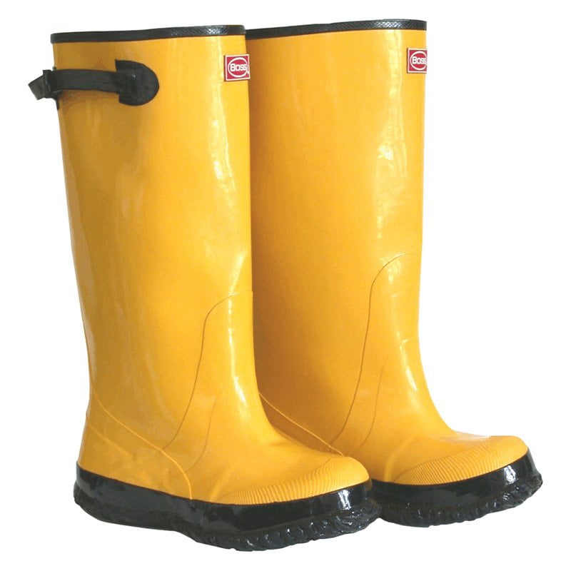 mens yellow rubber boots