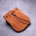 thumbnail image 1 of 2X Outdoor Leather Cheap Coin Purse Coin Bag Drawstring Pouch Calabash Jewelry Packing Bags, 1 of 5