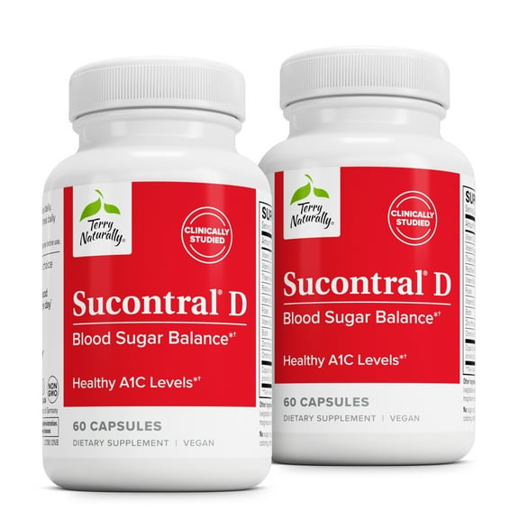 Terry Naturally Sucontral D - 60 Capsules (Pack of 2)