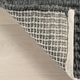 thumbnail image 3 of nuLOOM Dorene Contemporary High-Low Striped Wool Area Rug, 4' x 6', Charcoal, 3 of 9