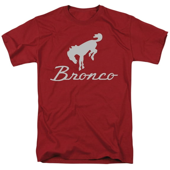 Ford Bronco Chrome Bronco Logo Unisex Adult T Shirt For Men And Women