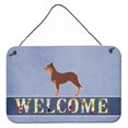 thumbnail image 1 of "Treasures Australian Kelpie Dog Welcome Lámina metálica, 8 x 12" Caroline's Treasures BB5533DS812, 1 of 1