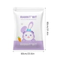 thumbnail image 2 of Binwennn for Storage Foldable Organizer Cute Purple Rabbit Pattern Thickened Vacuum Compression Bag Storage Bag Household Clothes Quilt Large Clothes Moving And Travel Storage Artifact, 2 of 2