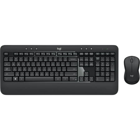 Used Logitech MK540 USB Wireless Keyboard Laser Mouse Bundle - Black - 920-008671