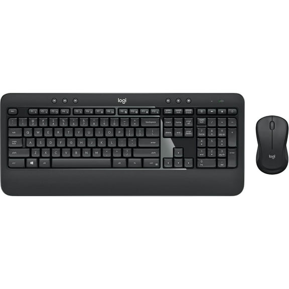 Restored Logitech MK540 USB Wireless Keyboard Laser Mouse Bundle - Black - 920-008671 (Refurbished)