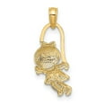 thumbnail image 2 of Auriga Fine Jewelry 14K Yellow Gold with Jump Rope Charm for Women, 2 of 6