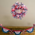 thumbnail image 5 of AZXY 4th of July Wreath,Patriotic Wreath,Independence Day Wreaths,Memorial Day Decorations, 5 of 7