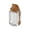 Brown, variant on LIERTOUR Bear Shaped Salad Jar, Cute Plastic Food Storage Bottle with Markings for Kitchen And Home Organizer, Simple Portable Container for Meal Prep And Storage Brown