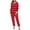 Red, variant on LIaqionyy Women's Pajama Sets Striped Long Sleeve Sleepwear Pullover Top Jogger Pants Soft Pjs Set Loungewear