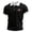 Black, variant on Men's 4th of July Patriotic Polo Shirt American Flag Print Short Sleeve Turn Down Collar Button Front Comfortable Fit Casual Top for Summer Outdoor Events and Daily Wear Khaki M