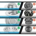 thumbnail image 5 of Cribun Kitchen Sink Strainer Basket 2 Pack Stainless Steel Rust Proof Sink Drain Strainer 2.8 inch Large Wide Rim Fine Mesh Anti-Clogging Drain Screen/Cover/Catcher for Most Kitchen Sink Drains, 5 of 5