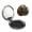 Round Shape, variant on Picia Jungle Meditating Panda for Compact Vanity Mirror , Travel Makeup Mirror , Portable Magnifying Cosmetic Mirror for Daily, Work, Business-Heart Shape