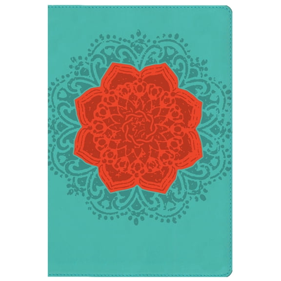 HCSB Essential Teen Study Bible, Personal Size, Coral Flower (Hardcover)