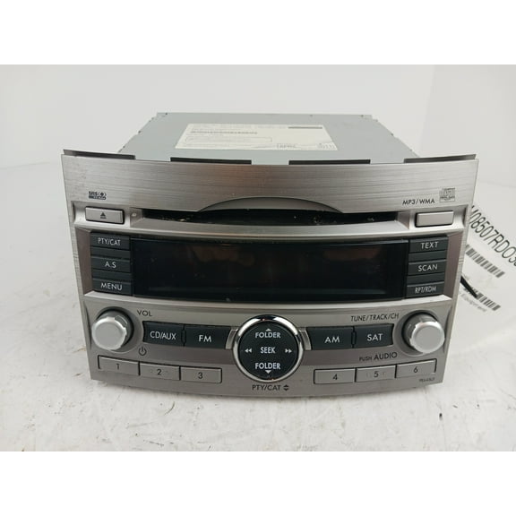 Pre-Owned 10 11 12 Subaru Legacy AM FM CD Radio Receiver OEM - Verify Specific Vehicle Fitment In Description - (Good)