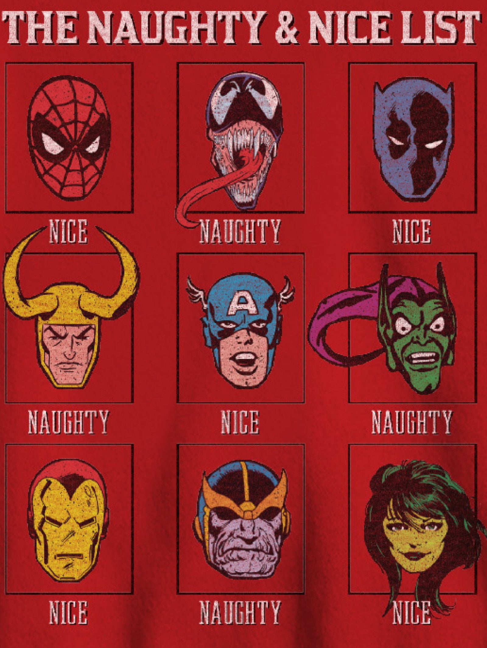 Marvel Boys' Santa's List Holiday Sweatshirt, Sizes 4-18