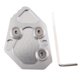 thumbnail image 5 of Placa de almohadilla de soporte lateral de de motocicleta para K1200S/R 2005-2008 plata Sharpla Almohadilla de soporte de pie para motocicleta, 5 of 7