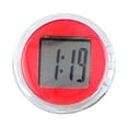 thumbnail image 4 of LeeQinersw Motorcycle Handlebar Mount Clock Compact Universal Auto Electronic Timepiece Red, 4 of 9