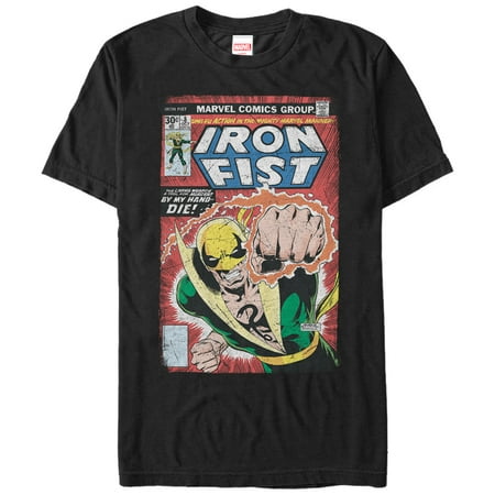 Marvel Men's Iron Fist Comic Book Print T-Shirt