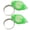 Green, variant on Mini LED Keychain Light Compact LED Flashlight 2Pcs Mini LED Flashlights with Key Ring Compact Portable Outdoor Emergency Lamps