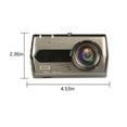thumbnail image 6 of 4-Inch Dual Lens Dash Cam 1080P Front Rear Recording, 170° Wide Angle G-Sensor Parking Monitor – Motion Detection Reverse Camera Loop Recording for Car Security, 6 of 9